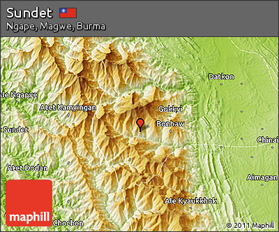 Physical 3D Map of Sundet