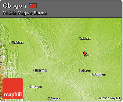 Physical 3D Map of Obogon