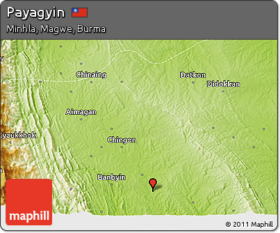 Physical 3D Map of Payagyin