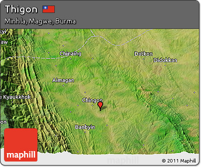 Satellite 3D Map of Thigon