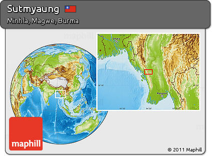 Physical Location Map of Sutmyaung