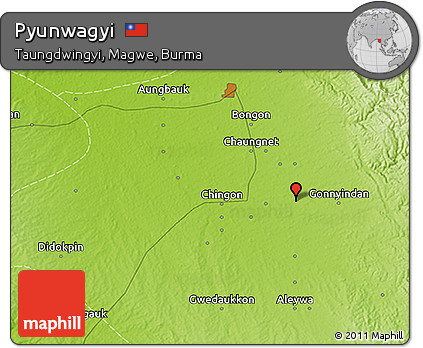 Physical 3D Map of Pyunwagyi