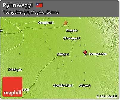 Physical 3D Map of Pyunwagyi