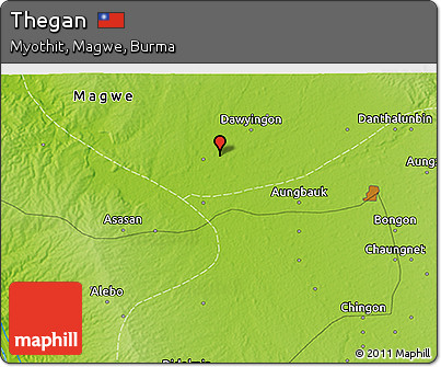 Physical 3D Map of Thegan