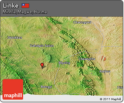 Satellite 3D Map of Linke