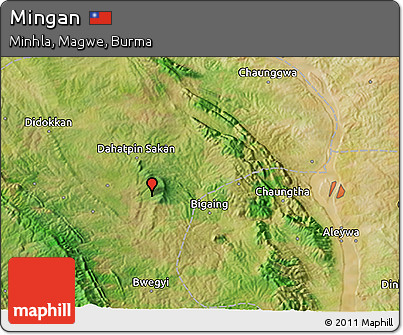 Satellite 3D Map of Mingan