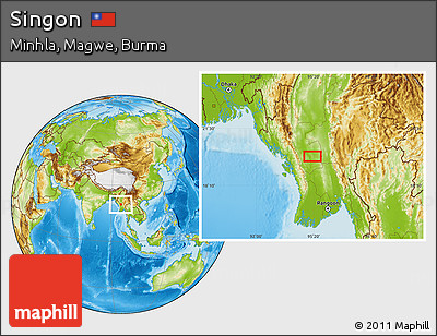 Physical Location Map of Singon