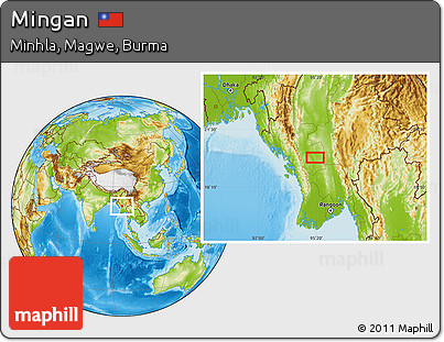 Physical Location Map of Mingan