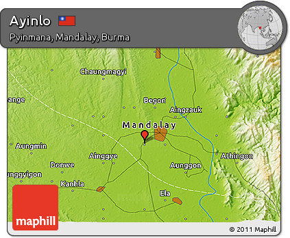 Physical 3D Map of Ayinlo