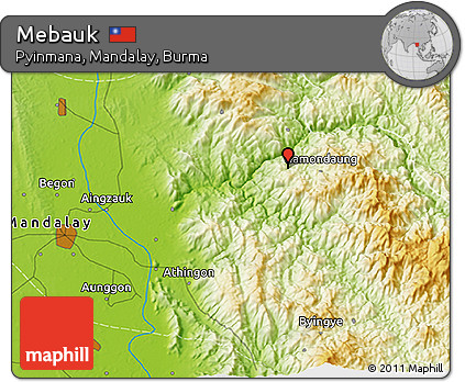 Physical 3D Map of Mebauk