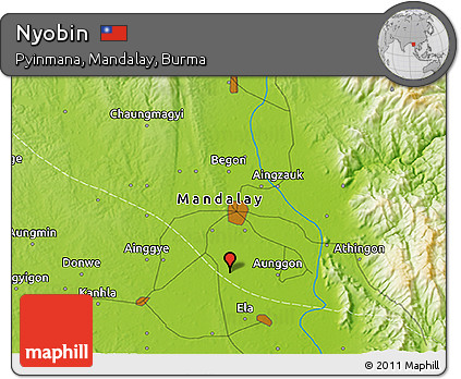 Physical 3D Map of Nyobin