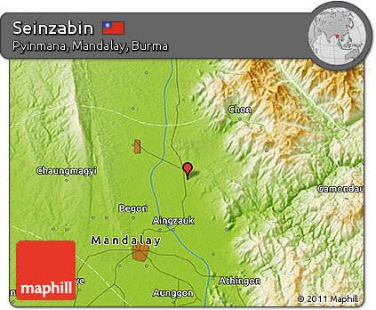 Physical 3D Map of Seinzabin
