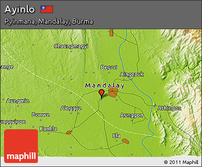 Physical 3D Map of Ayinlo