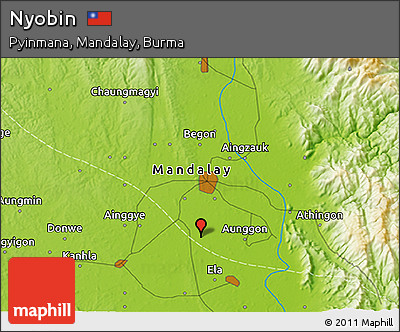 Physical 3D Map of Nyobin