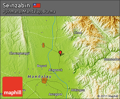 Physical 3D Map of Seinzabin
