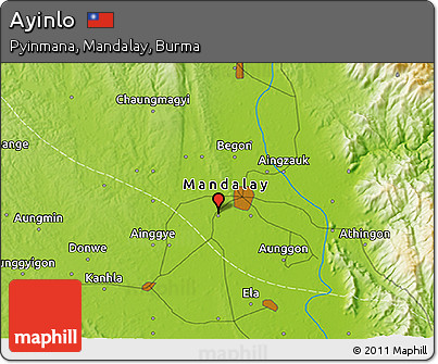 Physical 3D Map of Ayinlo
