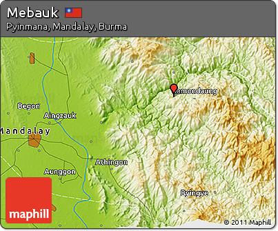 Physical 3D Map of Mebauk