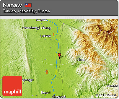 Physical 3D Map of Nanaw