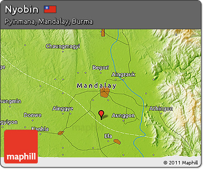 Physical 3D Map of Nyobin