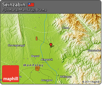 Physical 3D Map of Seinzabin