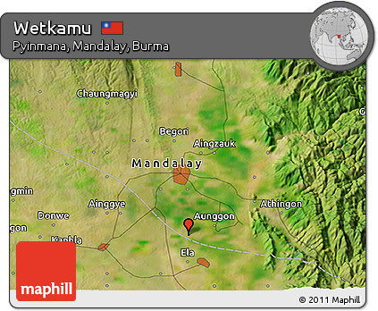 Satellite 3D Map of Wetkamu