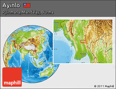 Physical Location Map of Ayinlo