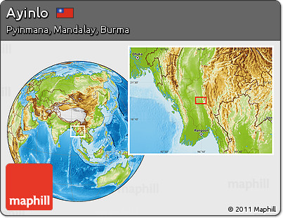 Physical Location Map of Ayinlo