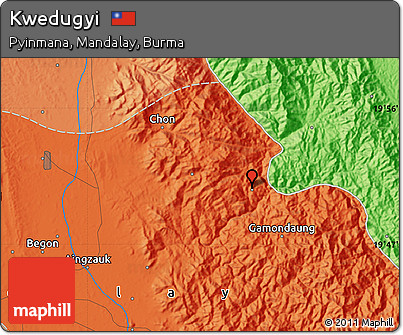 Political Map of Kwedugyi