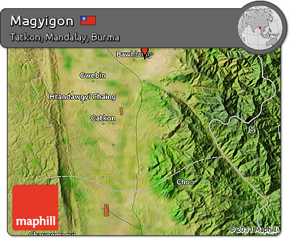 Satellite Map of Magyigon