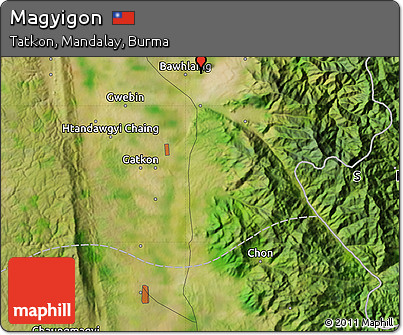 Satellite Map of Magyigon
