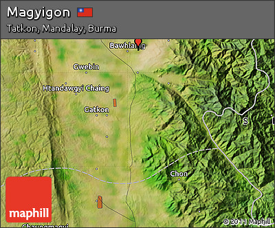 Satellite Map of Magyigon