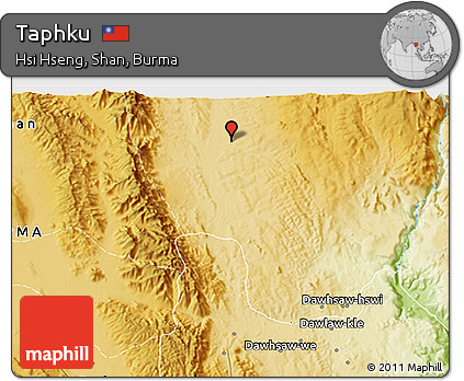 Physical 3D Map of Taphku