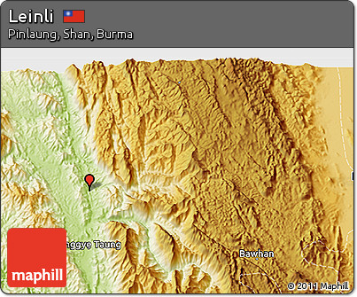 Physical 3D Map of Leinli