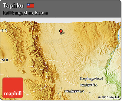 Physical 3D Map of Taphku