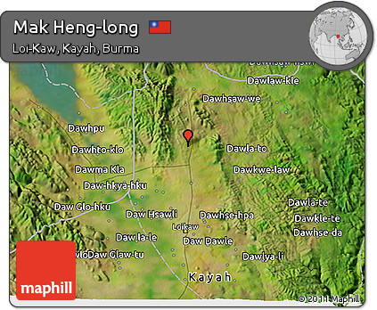 Satellite 3D Map of Mak Heng-long