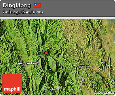 Satellite 3D Map of Dingklong