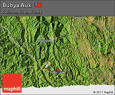 Satellite 3D Map of Bubya Auk