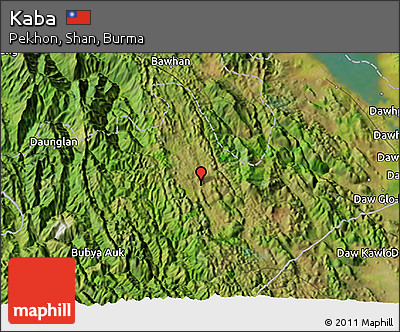 Satellite 3D Map of Kaba