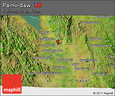 Satellite 3D Map of Pa-nö-daw