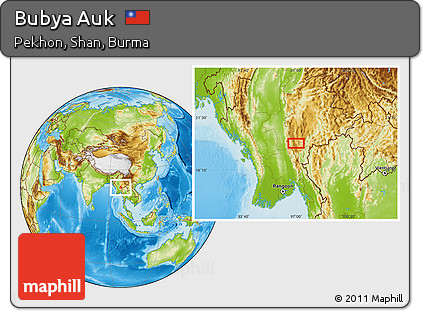 Physical Location Map of Bubya Auk