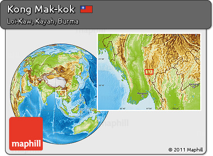 Physical Location Map of Kong Mak-kok