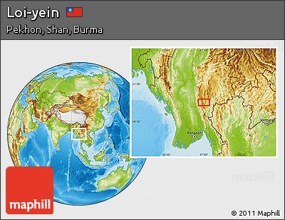 Physical Location Map of Loi-yein