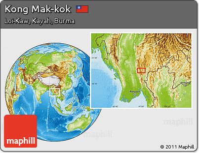 Physical Location Map of Kong Mak-kok