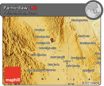 Physical Map of Pa-nö-daw