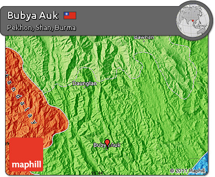 Political Map of Bubya Auk