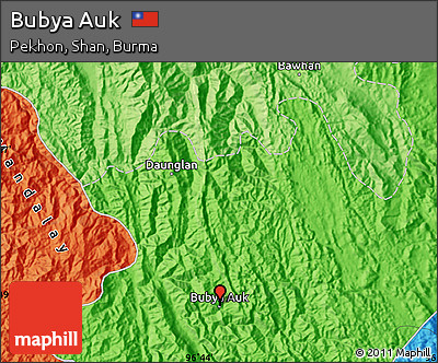 Political Map of Bubya Auk