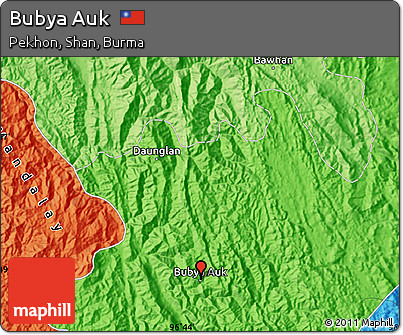 Political Map of Bubya Auk