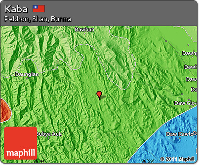 Political Map of Kaba