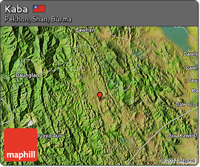 Satellite Map of Kaba
