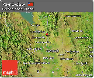 Satellite Map of Pa-nö-daw